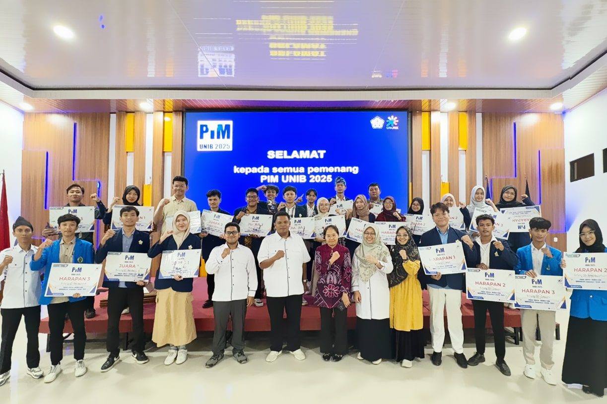 PIM UNIB 2025 Sukses Digelar: 255 Karya Bersaing, Mahasiswa UNIB Dominasi Daftar Pemenang penutupan pim 2025 1